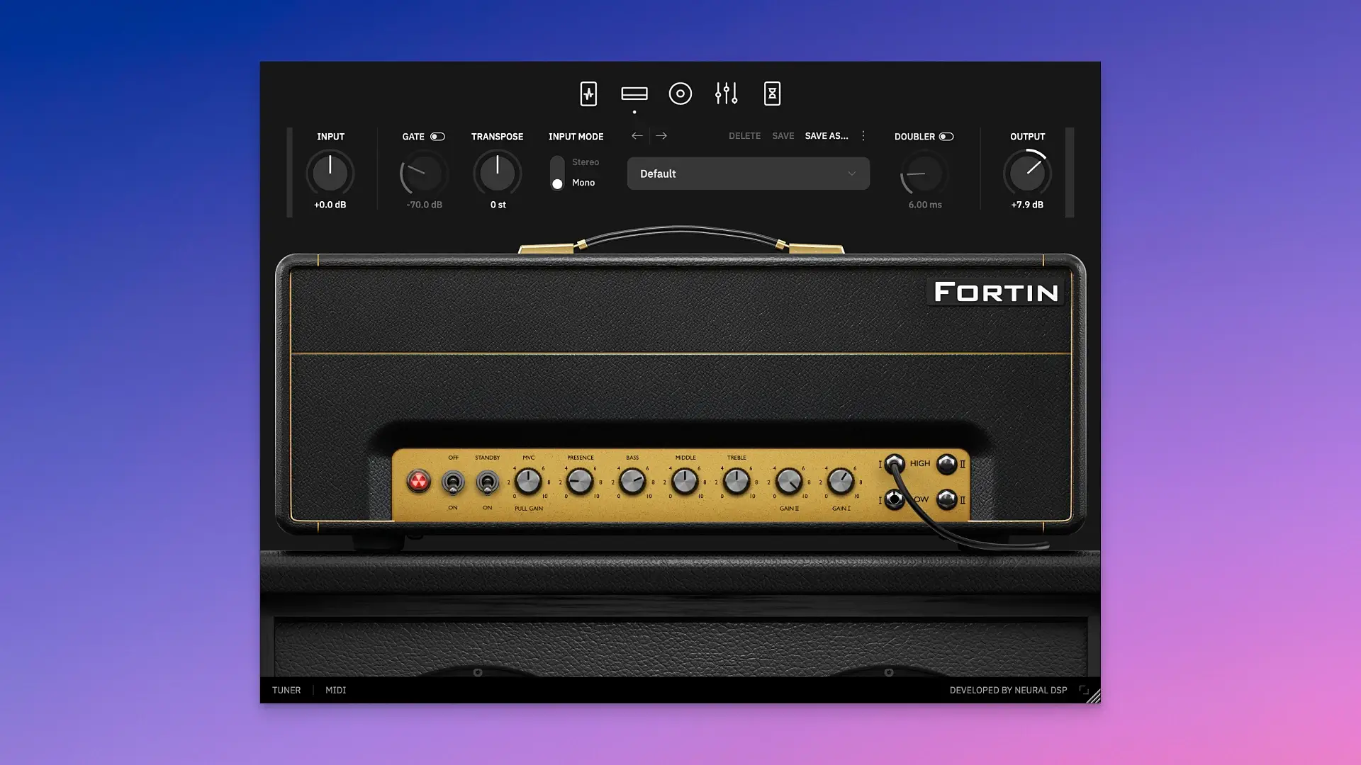Neural DSP Fortin Nameless Suite X screenshot 1